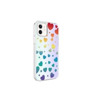 Apple iPhone 12 Uyumlu Kılıf Zore M-Blue Desenli Kapak (Kırmızı)