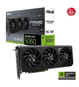 ASUS 8GB PRIME RTX5060-O8G GDDR7 128bit HDMI DP PCIe 5.0