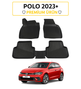Volkswagen Polo 2023+ Uyumlu 3D Oto Paspas Premium