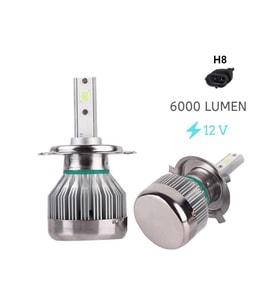 Space Led Far Ampulü H8-3500LMX2-30W-12V Buz Mavisi / LAAM706
