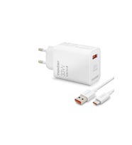 Type-C Hızlı Şarj Seti 33W Usb Adaptörlü - Beyaz ND1006