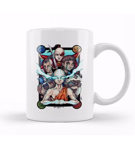 Avatar The Last Airbender 01 Kupa Bardak Porselen