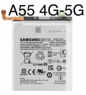 Samsung A55 4G-5G A556B-A35 4G-5G A356B-A25 4G-5G A256B batarya EB-BA546ABY