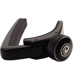 Planet Waves PWCP02 NS Capo Pro Akustik ve Elektro Gitar Kaposu - Siyah (Profesyonel)  Ned Steinberger Tasarımı, Milimetrik Ayar Vidası ile Sıfır Cızırtı ve Dengeli Baskı