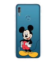 Huawei Y6 Pro 2019  Kamera korumalı Kapak Mickey Mouse Tasarımlı  Şeffaf Kılıf