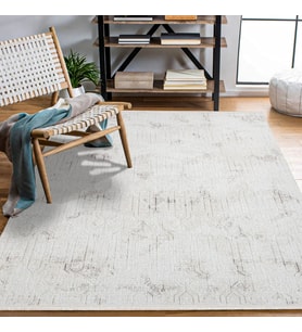 Makine Kaymaz Yıkanabilir Beyaz Modern Triko Salon Halısı Mutfak Halısı Koridor Halısı Yolluk 17303K