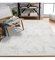 Makine Kaymaz Yıkanabilir Beyaz Modern Triko Salon Halısı Mutfak Halısı Koridor Halısı Yolluk 17303K