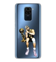 Xiaomi Redmi NOTE 9 Uyumlu Steph Curry Tasarımlı Şeffaf Telefon Kılıfı