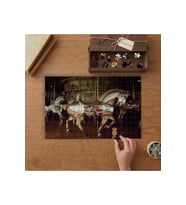 Atlıkarınca - Lunapark - Eğlence Tasarımı 240 parça Ahşap Puzzle Ahşap Kutuda MP09624