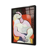 Picasso Çerçeveli Cam Tablo
