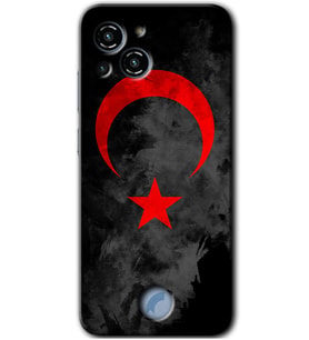Reeder S23 Pro Max Kılıf HD Desen Baskılı Arka Kapak - Black Ayyıldız