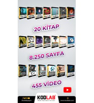KODLAB YAYIN YAPAY ZEKA KÜTÜPHANESİ (Siyah - Beyaz)