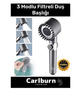 Filtreli Duş Başlığı 3 Mod