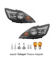Ford Focus 2,5 Ön Far Lamba Siyah Zemin Sağ Sol Takım 2008--2011