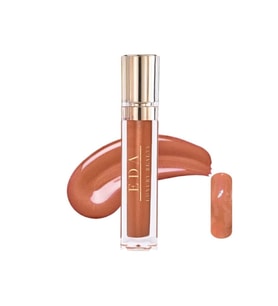 EDA LUXURY BEAUTY Nude Ten Rengi Acik Kahverengi Simli Dudak Parlaticisi Luks Parlak Hacimli Diamond Shine Lip Gloss E33
