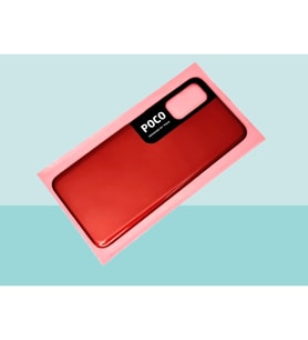 Tkgz - Xiaomi POCO M3 PRO Arka Kapak Batarya Kapağı - KIRMIZI