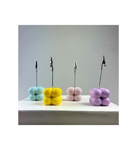Bubble Not Tutucu 4'lü Set ( Nane - Pembe - Sarı - Lila)