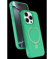iPhone 14 Pro Max Regal Magsafe Standlı Kapak - Yeşil