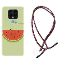 Tecno Camon 16 18P Pova Kılıf Boyun Asklı Rasta Silikon Woohoo 1373