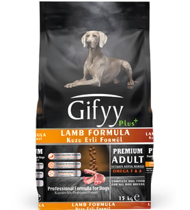 Gifyy 15 Kg Yetişkin Premium Kuzu Etli Mama (23/10) Köpek Maması