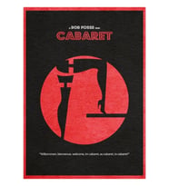 Cabaret Tablo Ahşap Poster Dekoratif