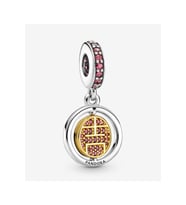Dönen Şanslı Dangle Charm (Gümüş)