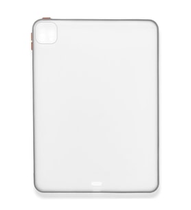 iPad Pro 11 inch (2022-2021-2020-2018) Uyumlu Montreal Seri Silikon Tablet Kılıfı (Beyaz)