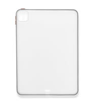 iPad Pro 11 inch (2022-2021-2020-2018) Uyumlu Montreal Seri Silikon Tablet Kılıfı (Beyaz)