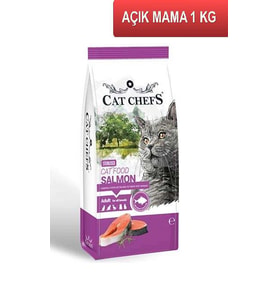 Cat Chefs Somonlu Kısır Kedi Maması 1 Kg AÇIK