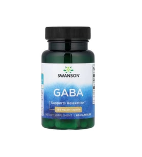 Swanson Gaba 250 mg 60 Capsules (Silver)