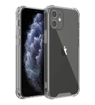 Northcity iPhone 12 & 12 Pro 6.1" Anti-Drop Silikon Kılıf - Darbe Emici Şeffaf Koruyucu
