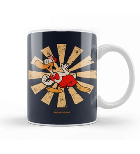Gandy Goose Retro Japanese Kupa Bardak Porselen