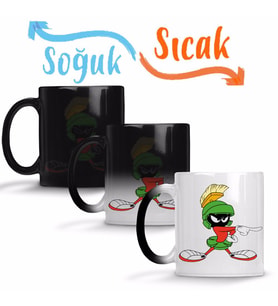 Looney Tunes Marvin The Martian Sihirli Kupa Bardak Porselen