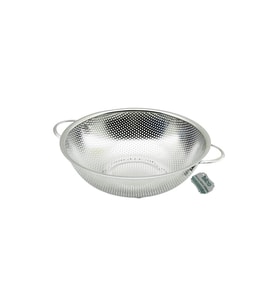 25CM METAL KULPLU ÇELİK SEPET SÜZGEÇ İNCE TEL AYAKLI (5343)