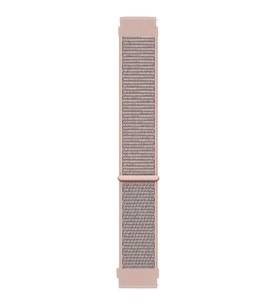 Microsonic Samsung Galaxy Watch 4 Classic 42mm Hasırlı Kordon Woven Sport Loop Rose Gold