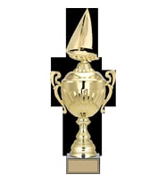ODAK KUPA - Figürlü Kupalar - Yelken Figürlü Kupalar FG-089 B - 49 cm