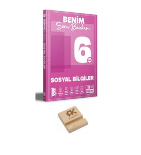 Benim Hocam 6. Sınıf Sosyal Bilgiler Soru Bankam + Telefon Standı