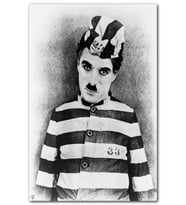 Cakatablo Charlie Chaplin The Adventurer Kısa Filminin MDF Tablo