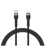 Zore Shira Serisi Type-C to Lightning PD Kablo 1m (Siyah)