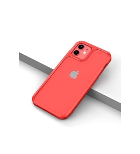 Apple iPhone 12 Mini Uyumlu Kılıf Zore Roll Kapak (Kırmızı)