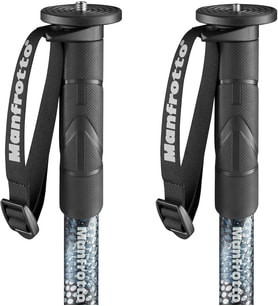 Manfrotto Element Mii Mmelmiia5Bk, Hafif 5 Bölümlü Alüminyum Seyahat Kamerası Monopod, Bilek Kayışlı (Çok Renkli)