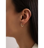 14 Ayar Minimal Burgu Altın Küpe