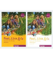 PAUL, LISA & CO  A1.1  Deutsch für Kinder Kurscbuh + Arbeitsbuch mit Audios