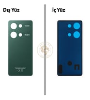 Xiaomi Redmi Note 13 Pro 4G Orman Yeşili Arka Pil Kapağı Batarya Kapağı Lazer Kesim Back Cover