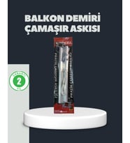 Balkon Demiri Çamaşır Askısı Kare Demirlere Uygun Dayanıklı Tasarım