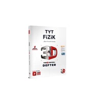 3D Yayınları Tyt Fizik Video Destekli Defter
