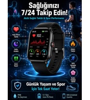 Akıllı Saat Wireless Şarj Yüksek Çözünürlüklü Müzik Dinleme Sesli Cevaplama Yeni Nesil