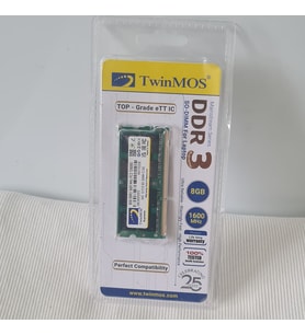 TwinMOS 8GB 1600MHz DDR3 SO-DIMM Ram 1.5V (MDD38GB1600N)