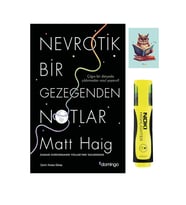 Nevrotik Bir Gezegenden Notlar 9786051981086 - Domingo - Matt Haig (FOSFORLU KALEM VE NOT DEFTERLİ) (Renksiz)