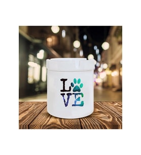 Love Ped Baskılı Seramik Şık Küllük